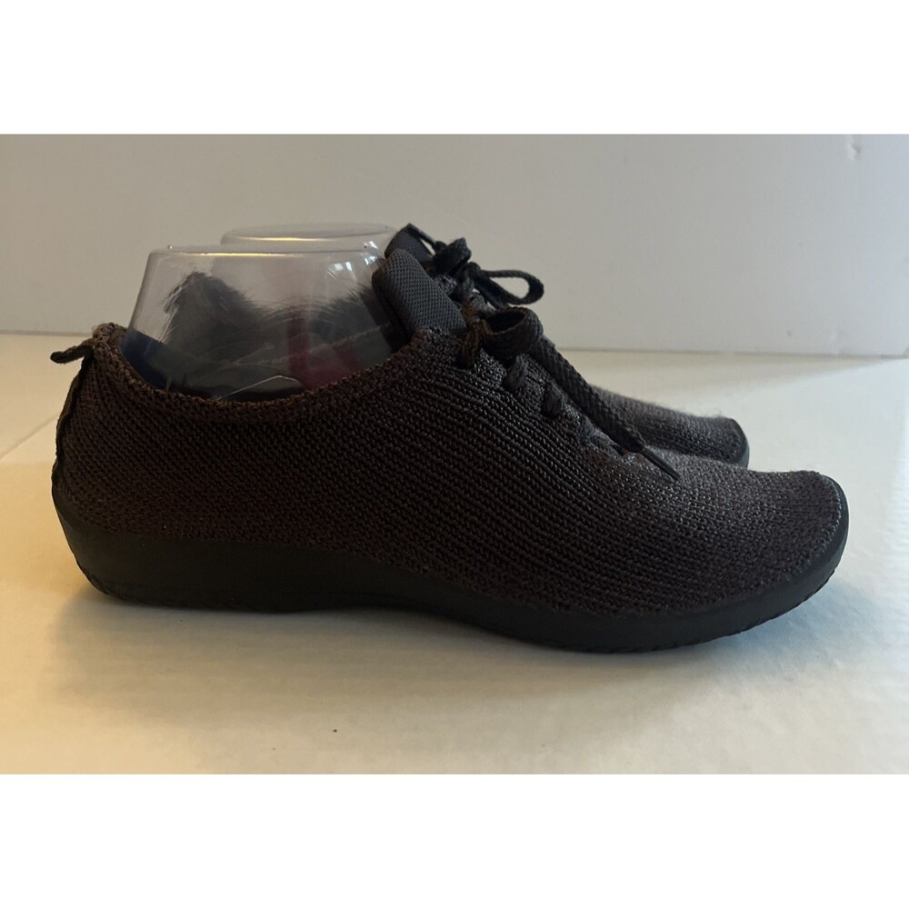 Arcopedico LS Knit Lace Up Brown Comfort Sneakers Walking Shoes SZ US 9 EU 40